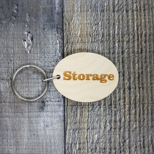 Storage Wood Keychain Key Ring Keychain Gift - Key Chain Key Tag Key Ring Key Fob - Storage Text Key Marker