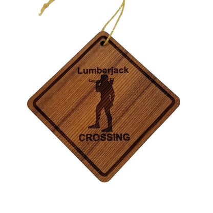 Wholesale Lumberjack Crossing Ornament - Lumberjack Wood Souvenir