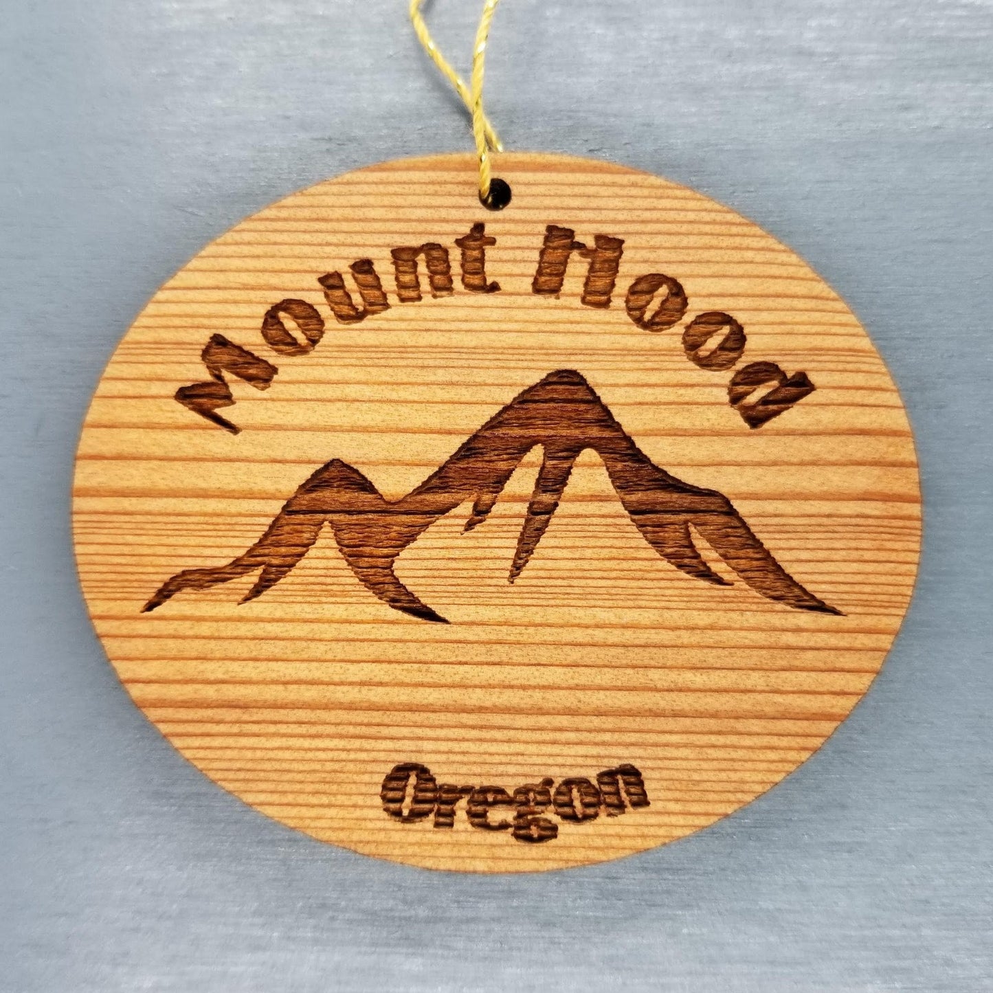 Wholesale Mount Hood Ornament Oregon Souvenir Mt Hood Meadows Ski Resort Wood Mountains