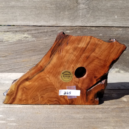 California Redwood Wood Desk Clock #225 Gifts for Men