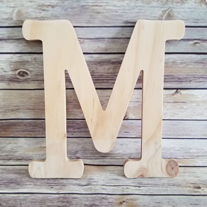 Wood Letters, Unfinished, DIY,12 Inch  Decorate Your Own, Nursery, Home Decor, Wedding, Kids Room, Wall Letter, Wood Crafts, Initials, Wood Cutout