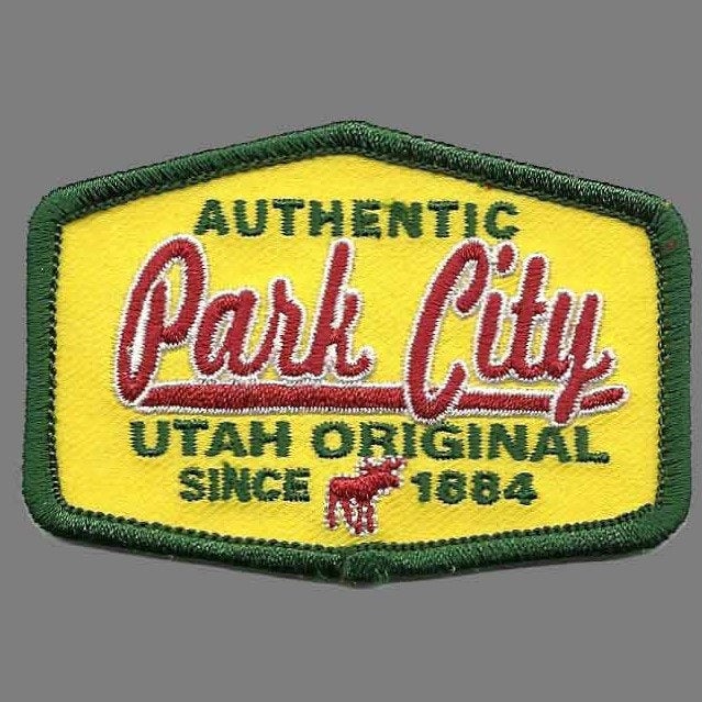 Park City Utah Patch – Mountain Resort UT – Travel Patch Iron On 3″